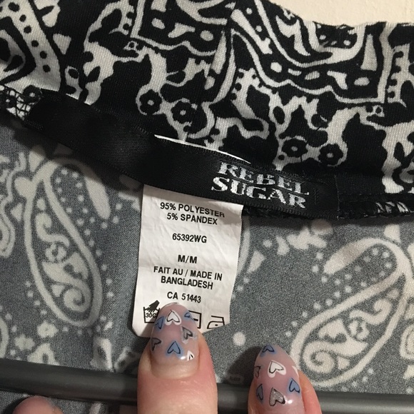 Rebel Sugar Paisley Skirt | Medium | EEUC - Picture 2 of 2